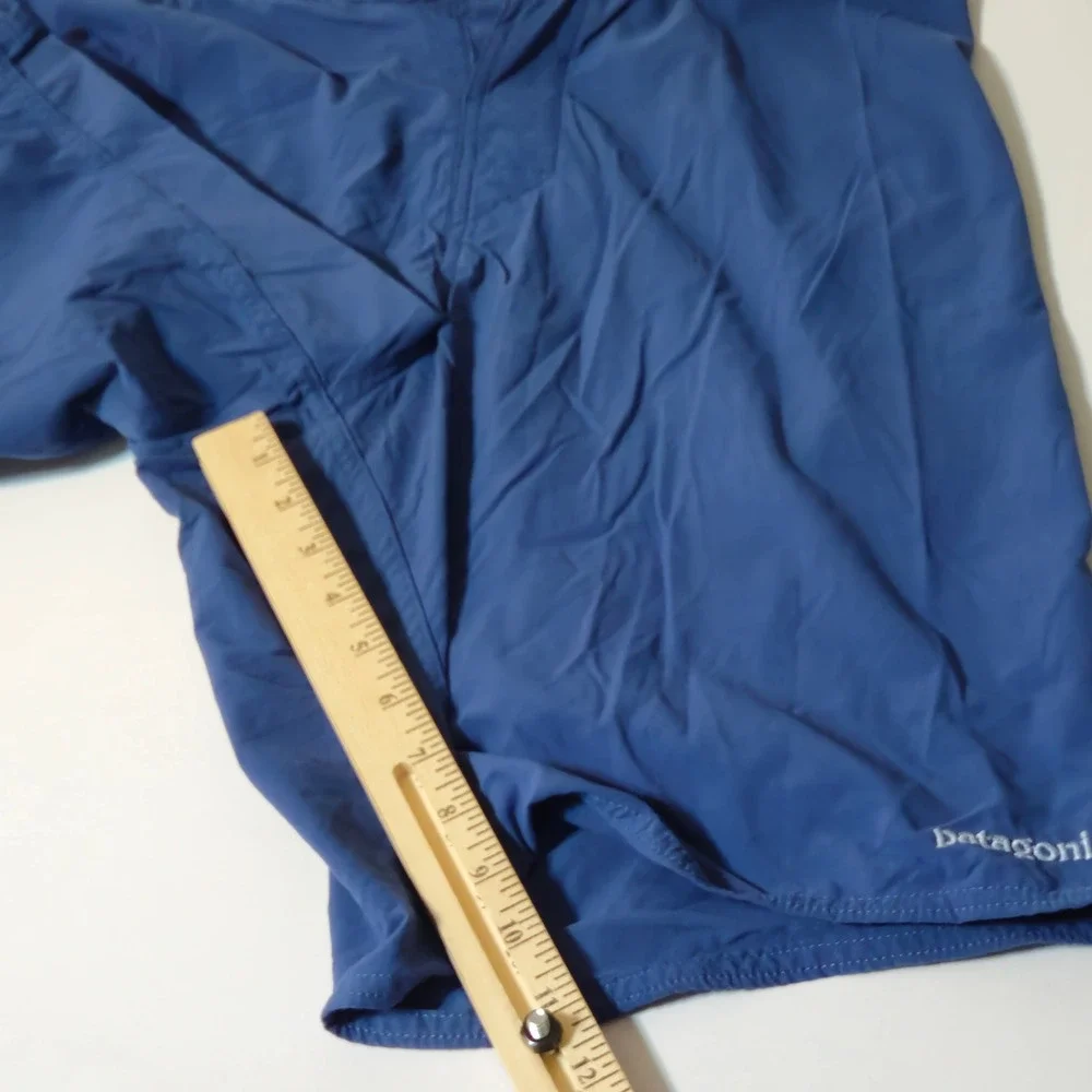 Patagonia Board Shorts‎ Mens 35 Blue Nylon Spandex Swim Trunks Pocket